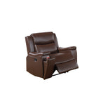 Fauteuil inclinable simple confortable avec porte-gobelet et fonction d'inclinaison manuelle