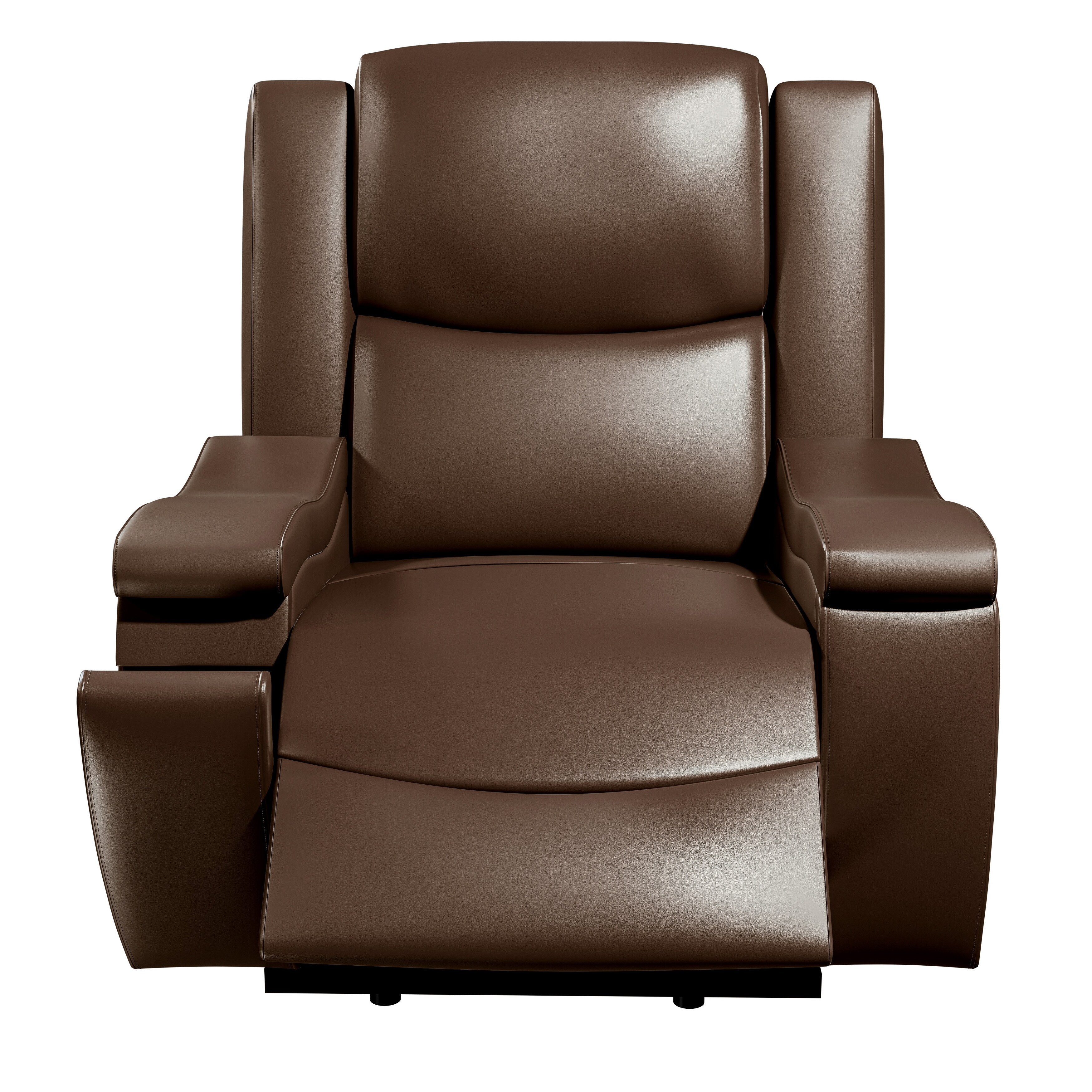 Fauteuil inclinable simple confortable avec porte-gobelet et fonction d'inclinaison manuelle