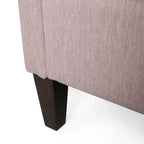 Canapé 3 places confortable avec pieds en bois