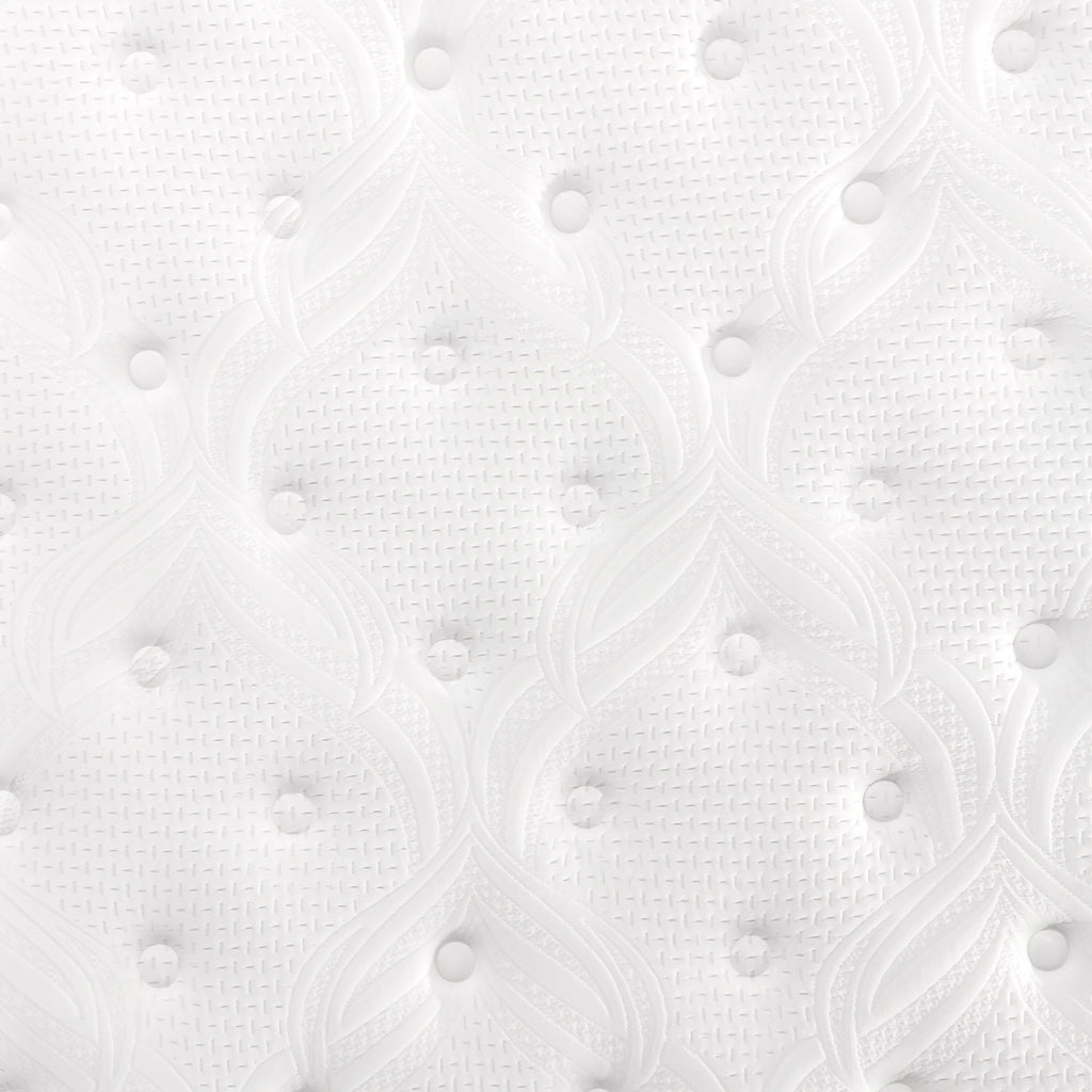 Matelas hybride commercial en mousse à mémoire de forme et ressorts ensachés dans une boîte