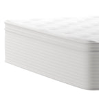Matelas hybride commercial en mousse à mémoire de forme et ressorts ensachés dans une boîte