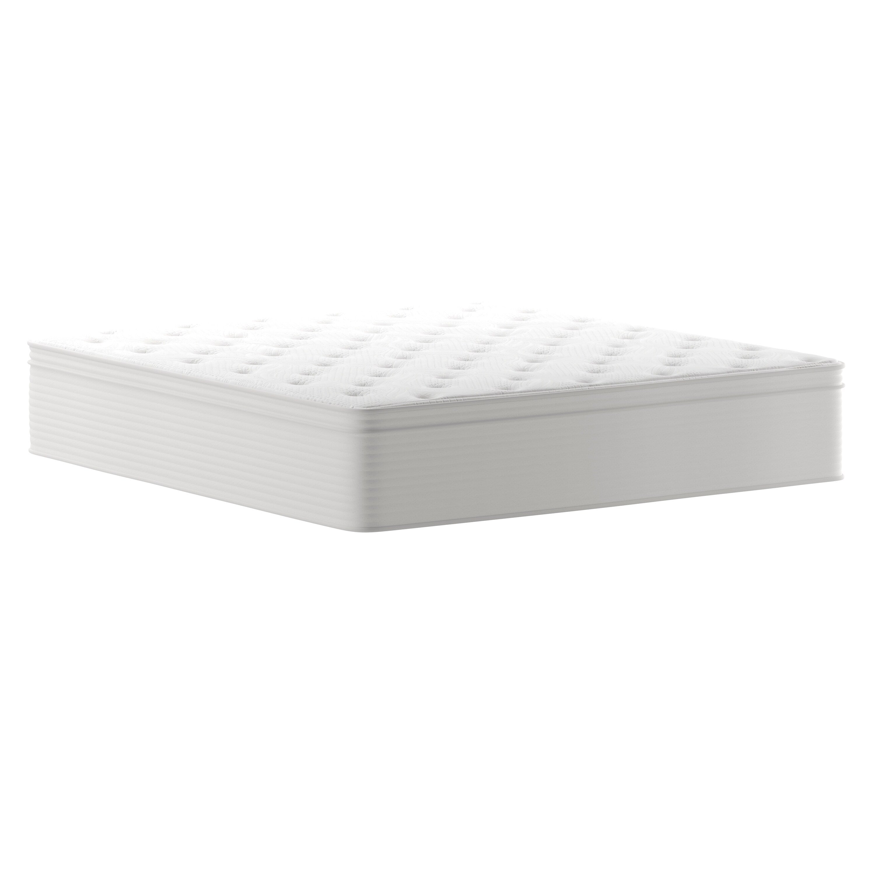 Matelas hybride commercial en mousse à mémoire de forme et ressorts ensachés dans une boîte