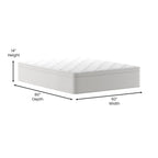 Matelas hybride commercial en mousse à mémoire de forme et ressorts ensachés dans une boîte