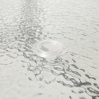 Ensemble de salle à manger de patio commercial avec table en verre trempé et 6 chaises