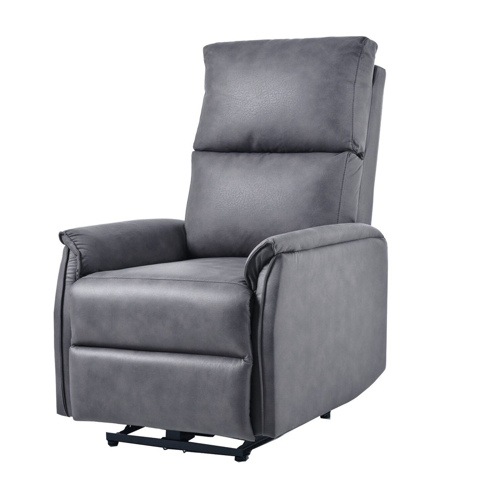 Fauteuil inclinable électrique compact avec port USB, commandes latérales et dossier confortable pour les petits espaces