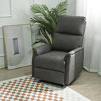 Fauteuil inclinable électrique compact avec port USB, commandes latérales et dossier confortable pour les petits espaces