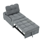 Canapé compact en tissu Teddy - Canapé convertible de 40,20 pouces pour petits espaces dans le salon ou le bureau