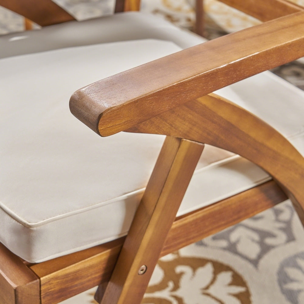 Ensemble de salle à manger d'extérieur Concord 7 pièces en bois d'acacia par Christopher Knight Home