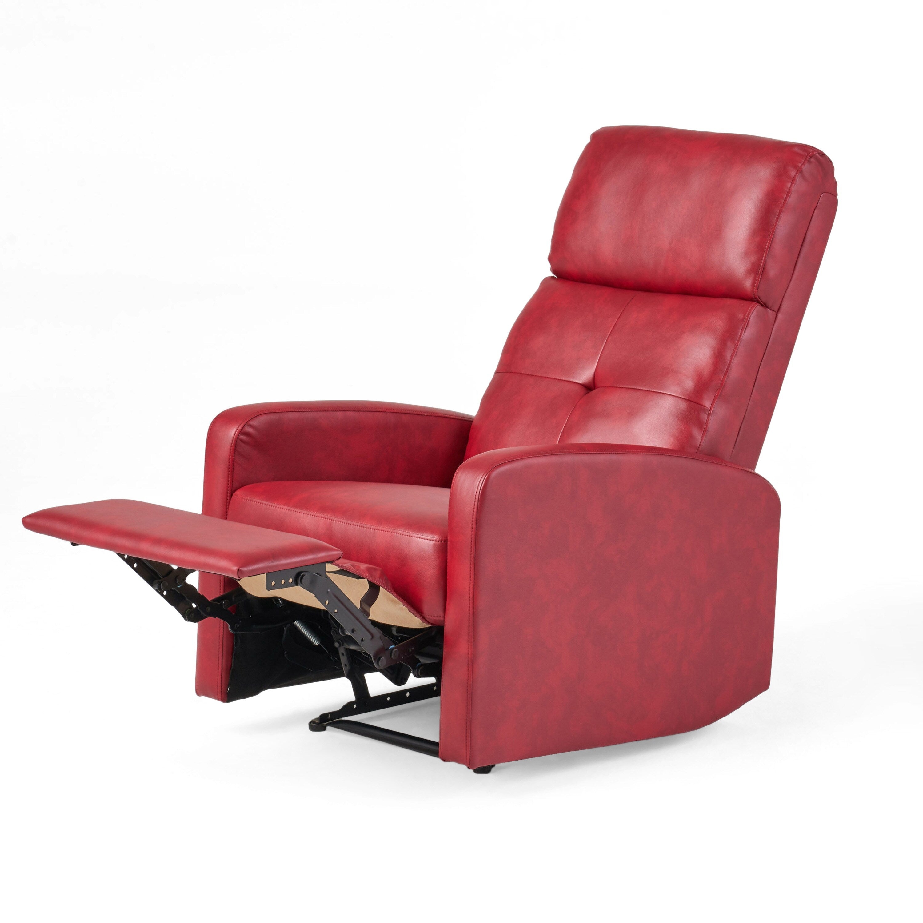 Fauteuil inclinable contemporain à levier - Design rembourré minimaliste aux lignes épurées