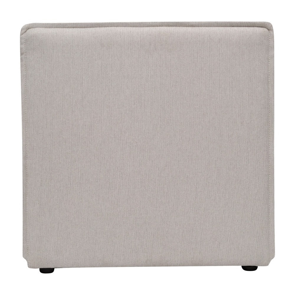 Canapé sectionnel modulaire contemporain sans accoudoirs - 36,75 P x 28,25 L x 28 H