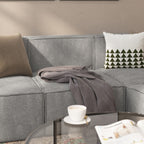 Canapé sectionnel modulaire contemporain sans accoudoirs - 36,75 P x 28,25 L x 28 H