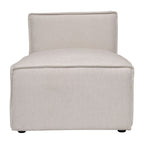 Canapé sectionnel modulaire contemporain sans accoudoirs - 36,75 P x 28,25 L x 28 H