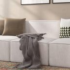 Canapé sectionnel modulaire contemporain sans accoudoirs - 36,75 P x 28,25 L x 28 H