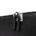 Canapé sectionnel modulaire contemporain, chaise côté gauche avec accoudoir