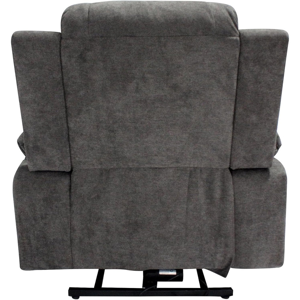 Fauteuil releveur inclinable électrique contemporain avec accoudoirs et dossier coussinés