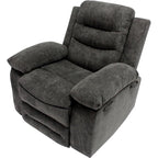 Fauteuil releveur inclinable électrique contemporain avec accoudoirs et dossier coussinés