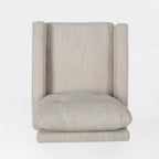 Fauteuil inclinable contemporain avec dossier pivotant et planeur