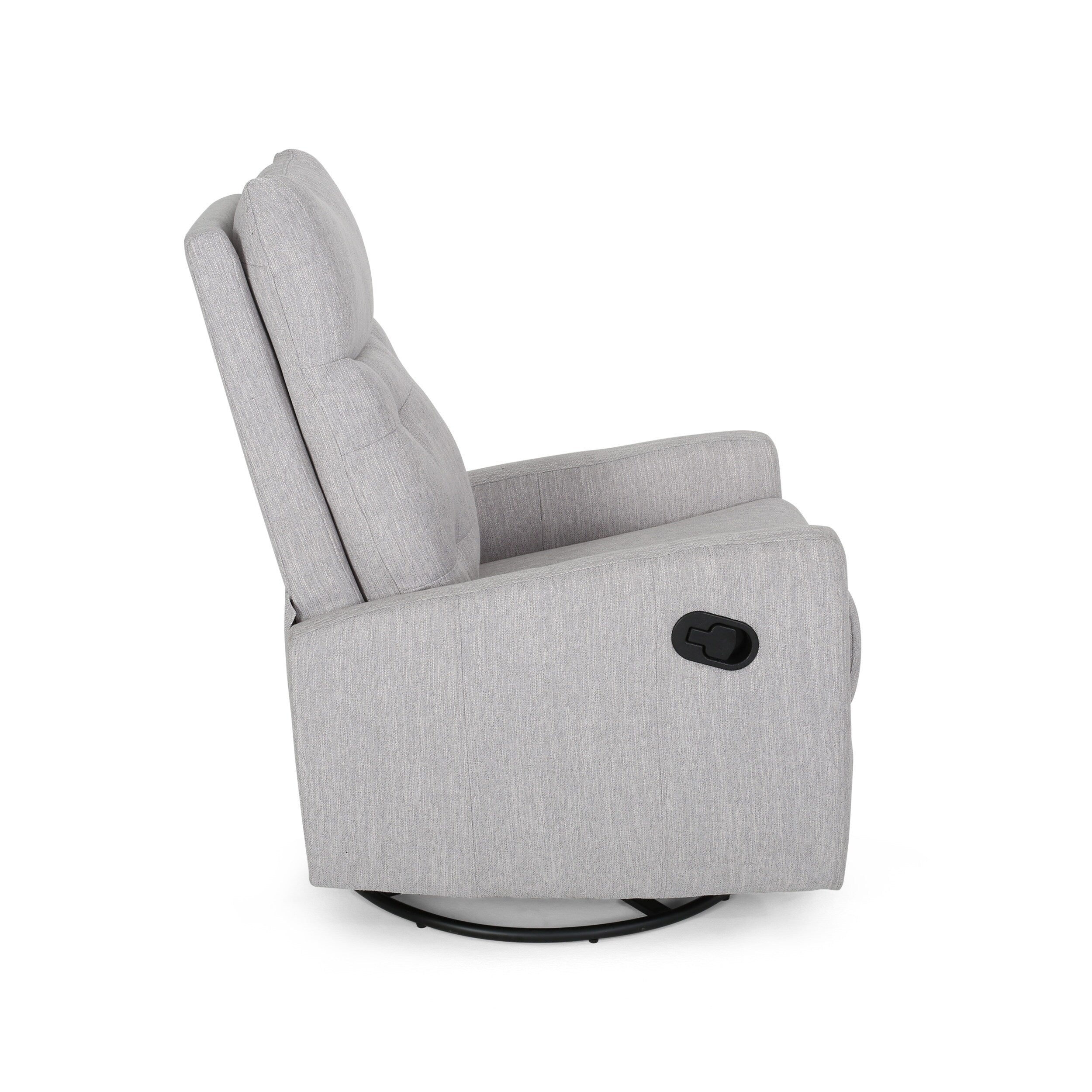 Fauteuil inclinable contemporain avec dossier pivotant et planeur