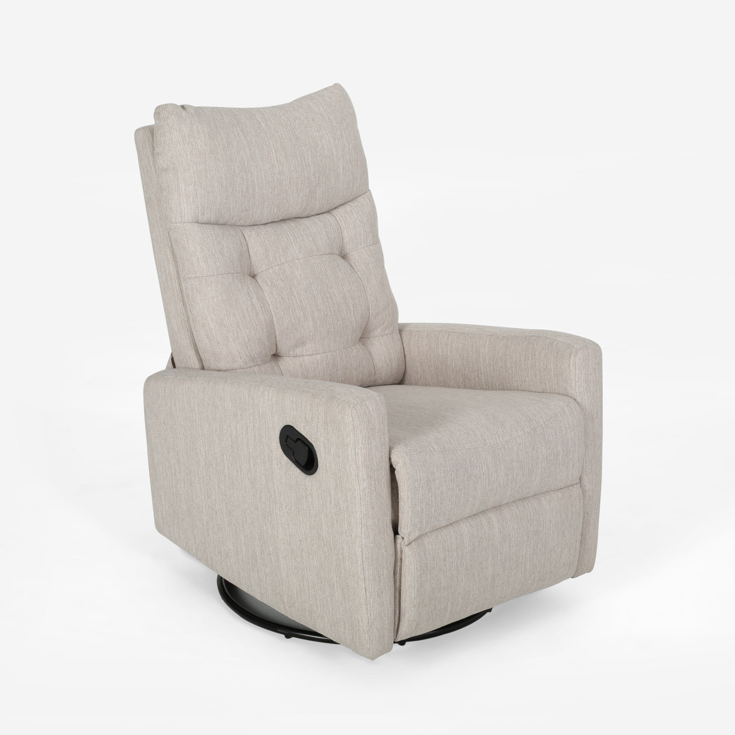 Fauteuil inclinable contemporain avec dossier pivotant et planeur