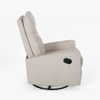 Fauteuil inclinable contemporain avec dossier pivotant et planeur