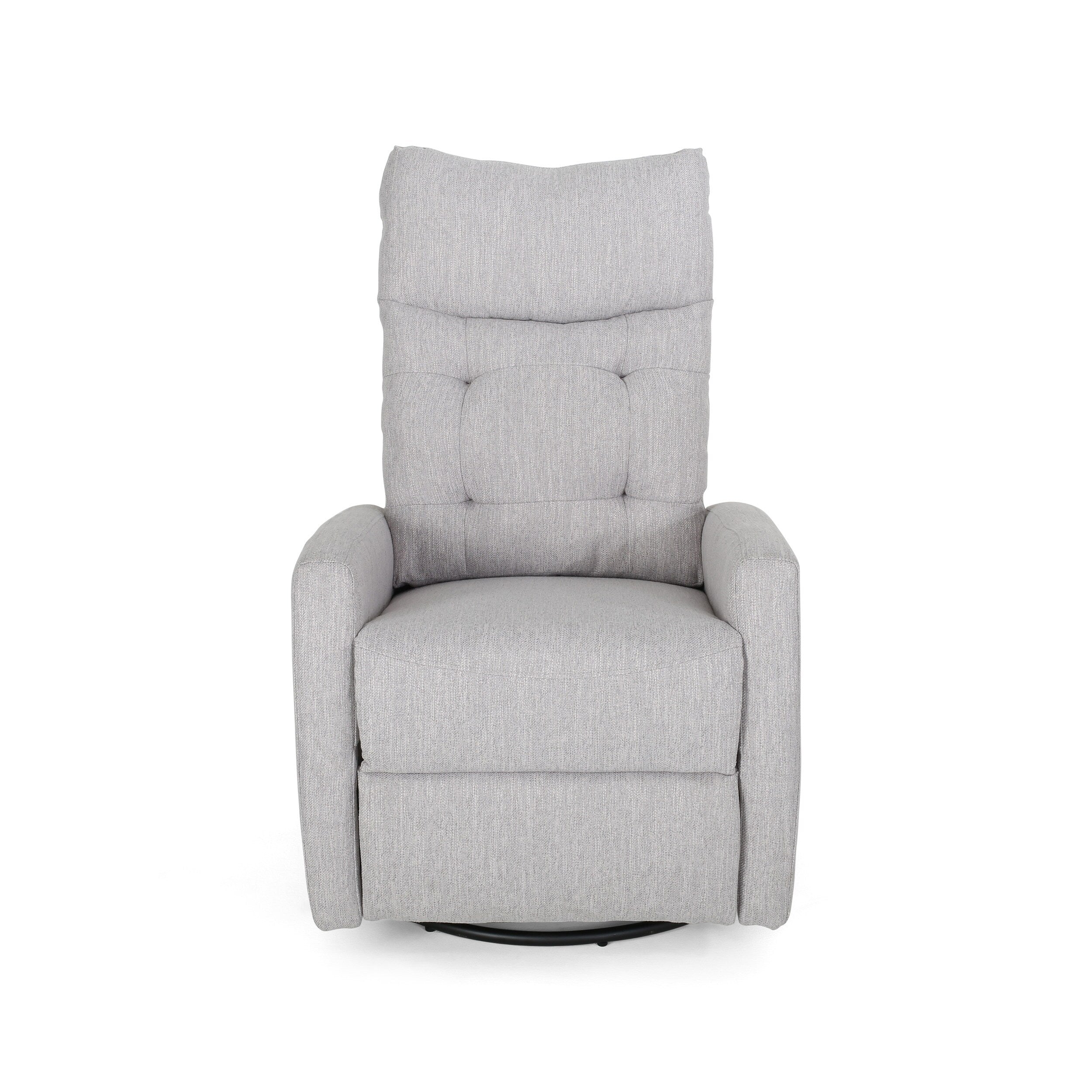 Fauteuil inclinable contemporain avec dossier pivotant et planeur