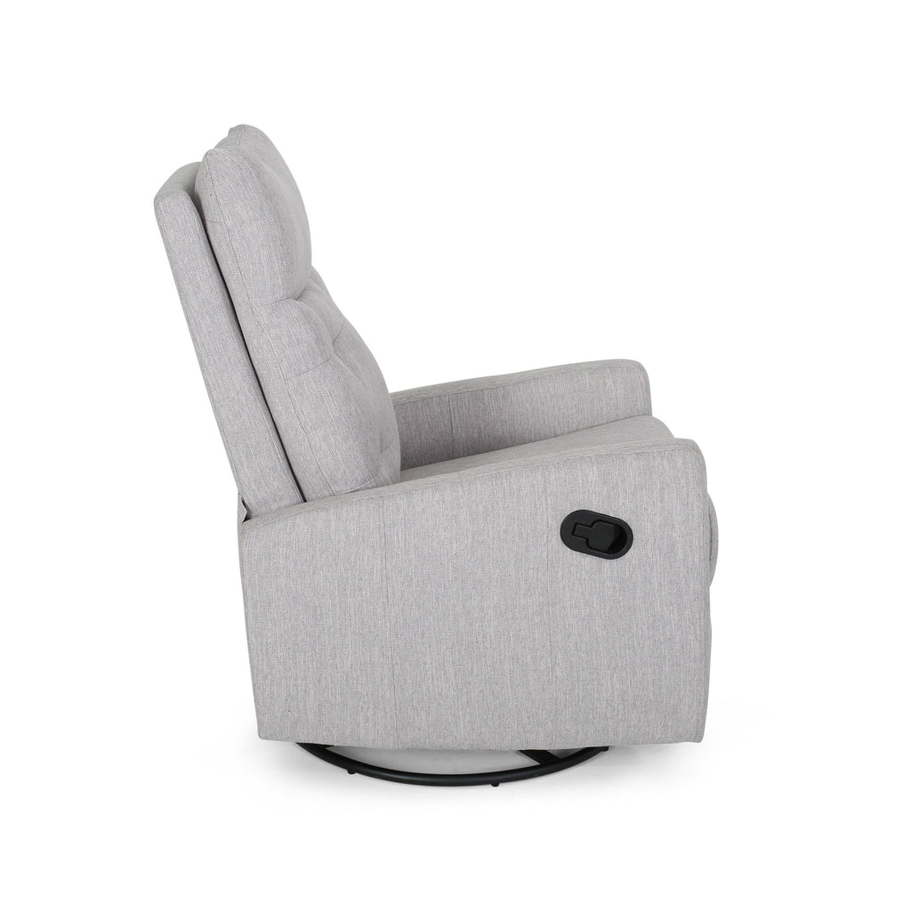 Fauteuil inclinable pivotant et pivotant contemporain