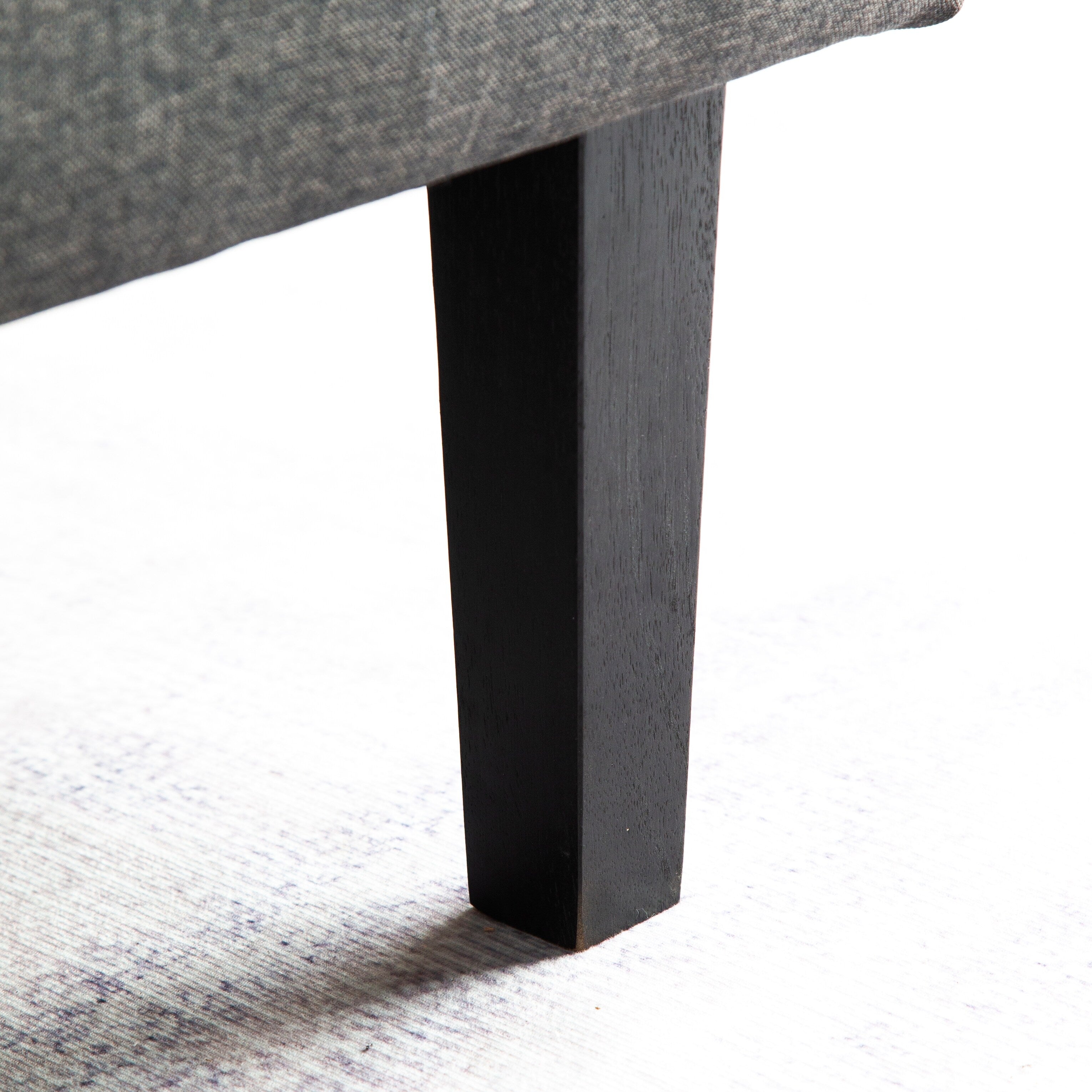 Canapé-lit futon convertible 3 places avec pieds en bois