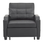 Fauteuil-lit, canapé-lit 3 en 1, fauteuil inclinable réglable, fauteuil, canapé, lit, linge de maison