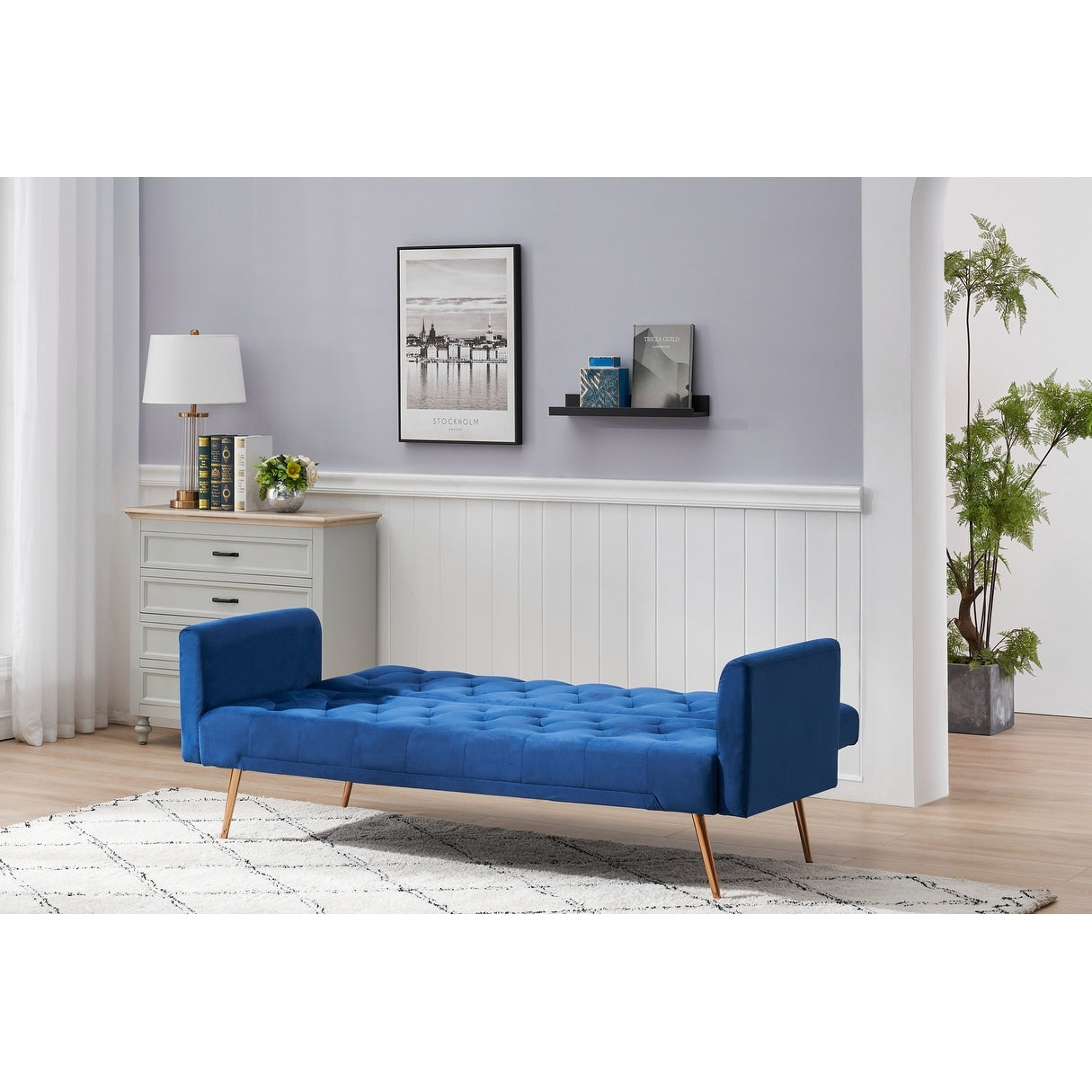 Canapé-lit convertible double pliable pour salon