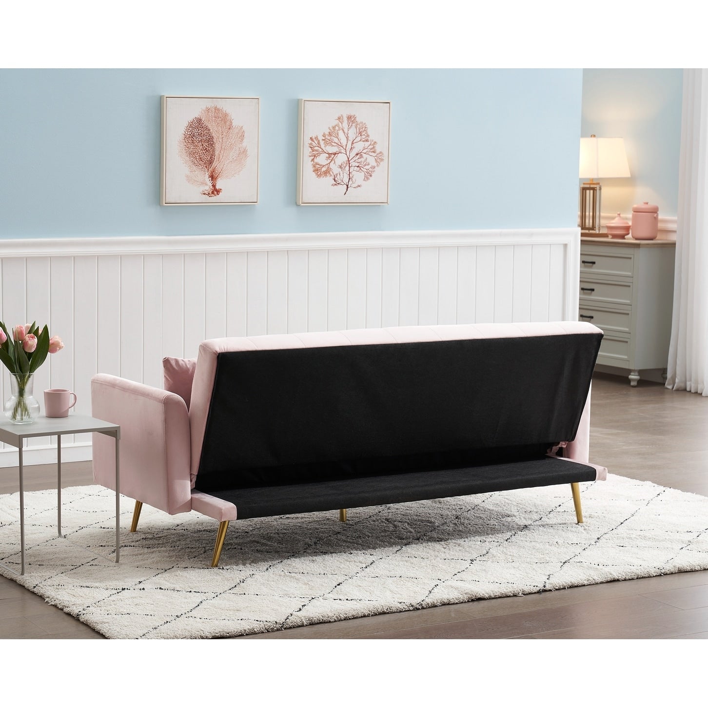 Canapé-lit convertible double pliable pour salon