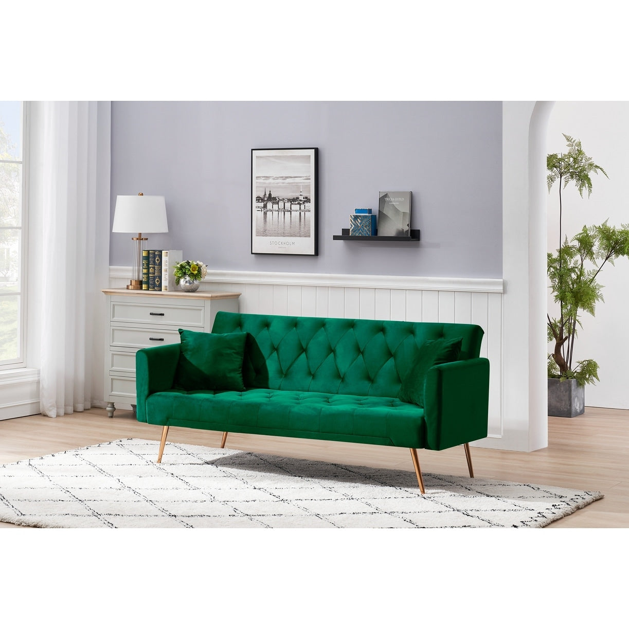 Canapé-lit convertible double pliable pour salon