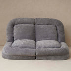 Canapé-lit double convertible avec fonction dépliante pour des options d'assise et de couchage polyvalentes