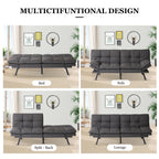 Canapé-lit convertible avec accoudoirs réglables