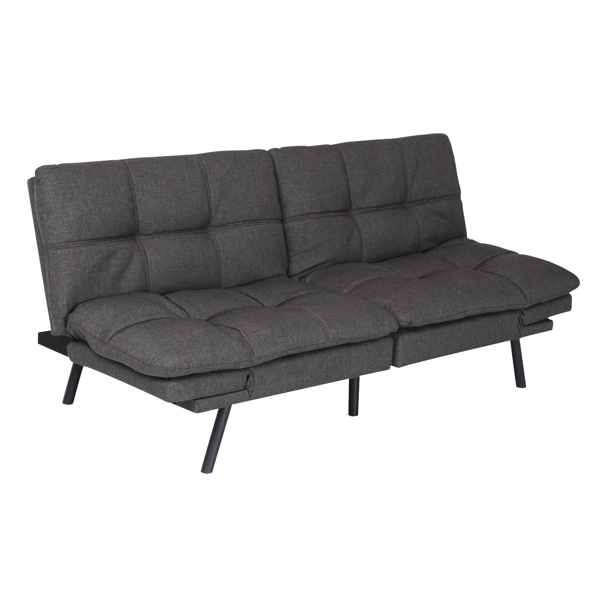 Canapé-lit convertible avec accoudoirs réglables