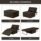 Canapé-lit convertible, canapé-lit, fauteuil inclinable, ottoman, pliable, pour salon