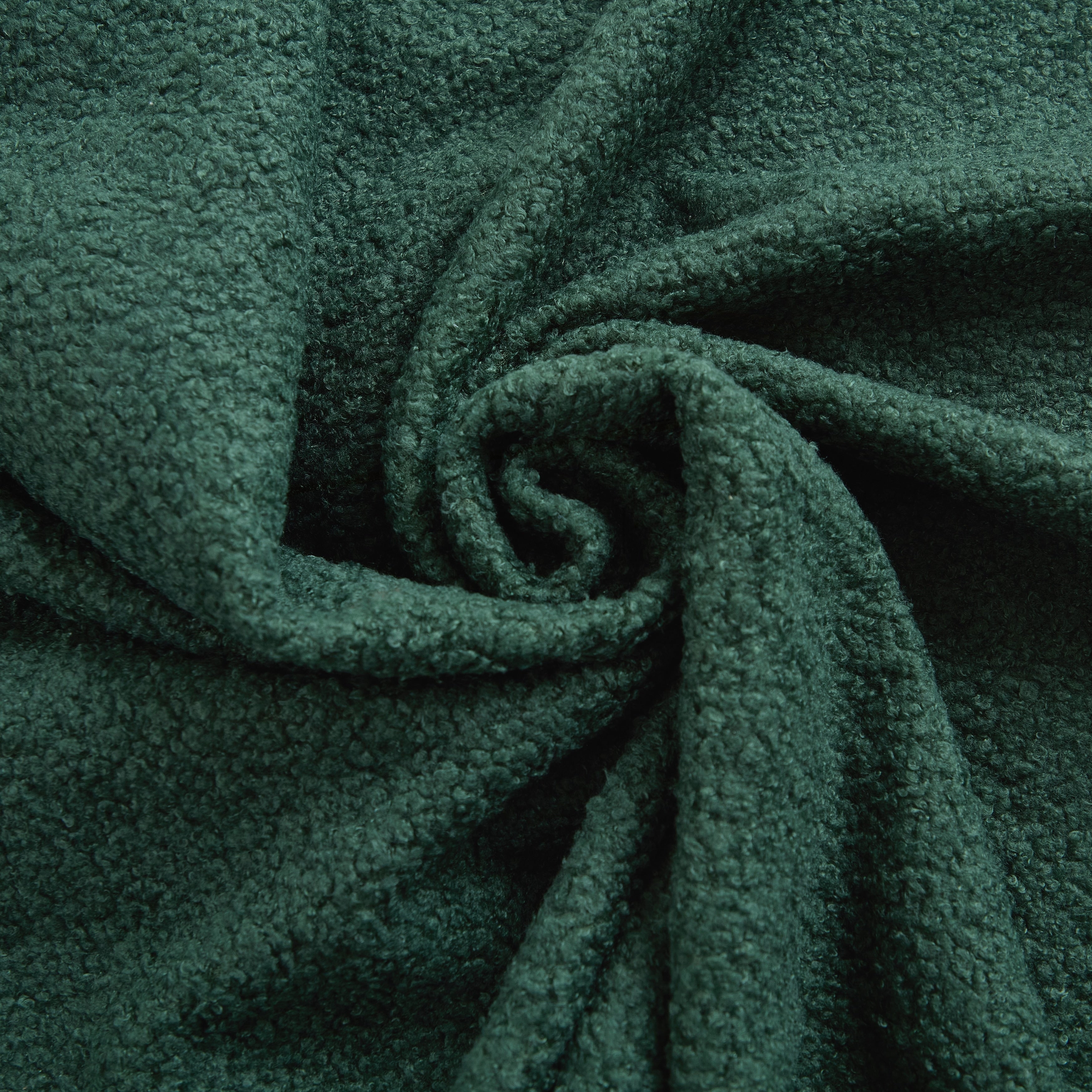 Canapé-lit convertible en tissu Teddy rempli de mousse