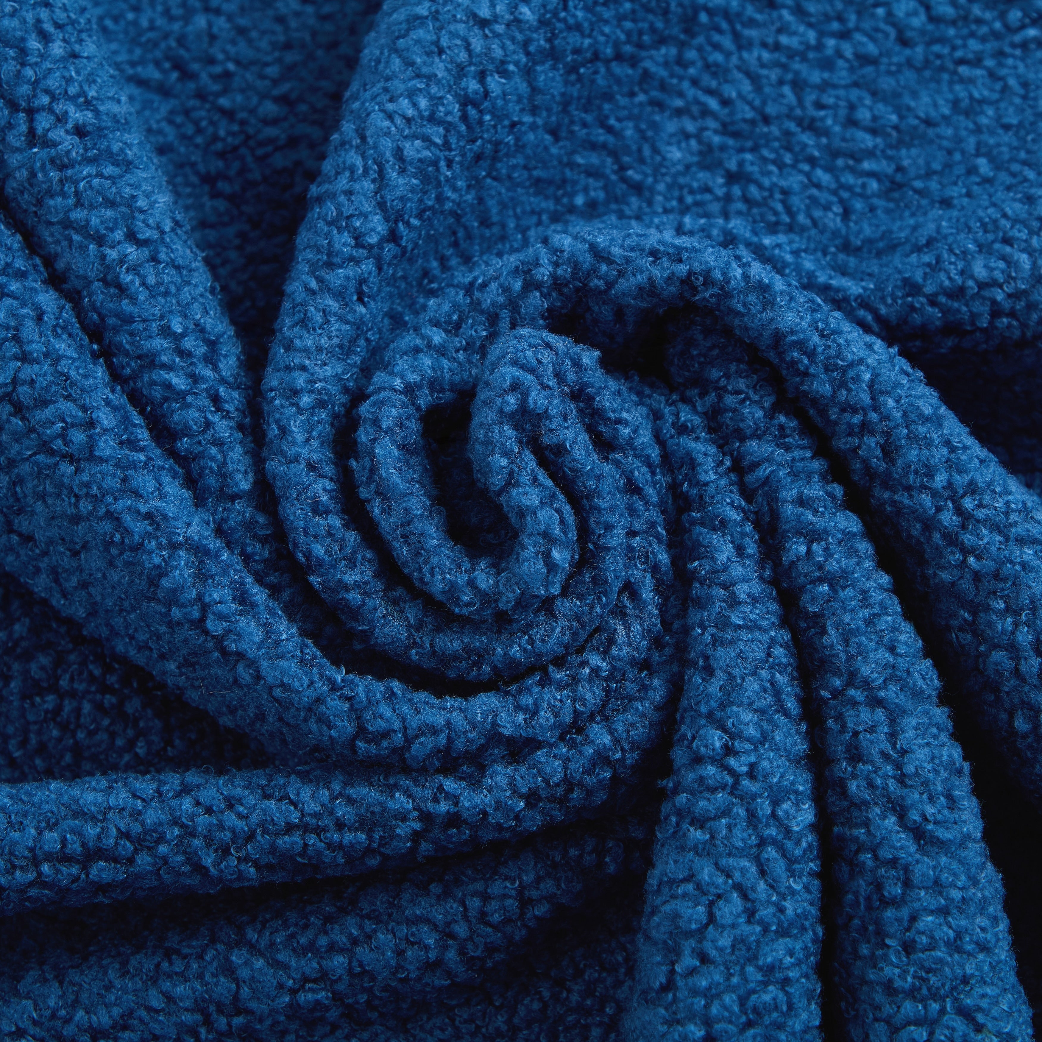 Canapé-lit convertible en tissu Teddy rempli de mousse