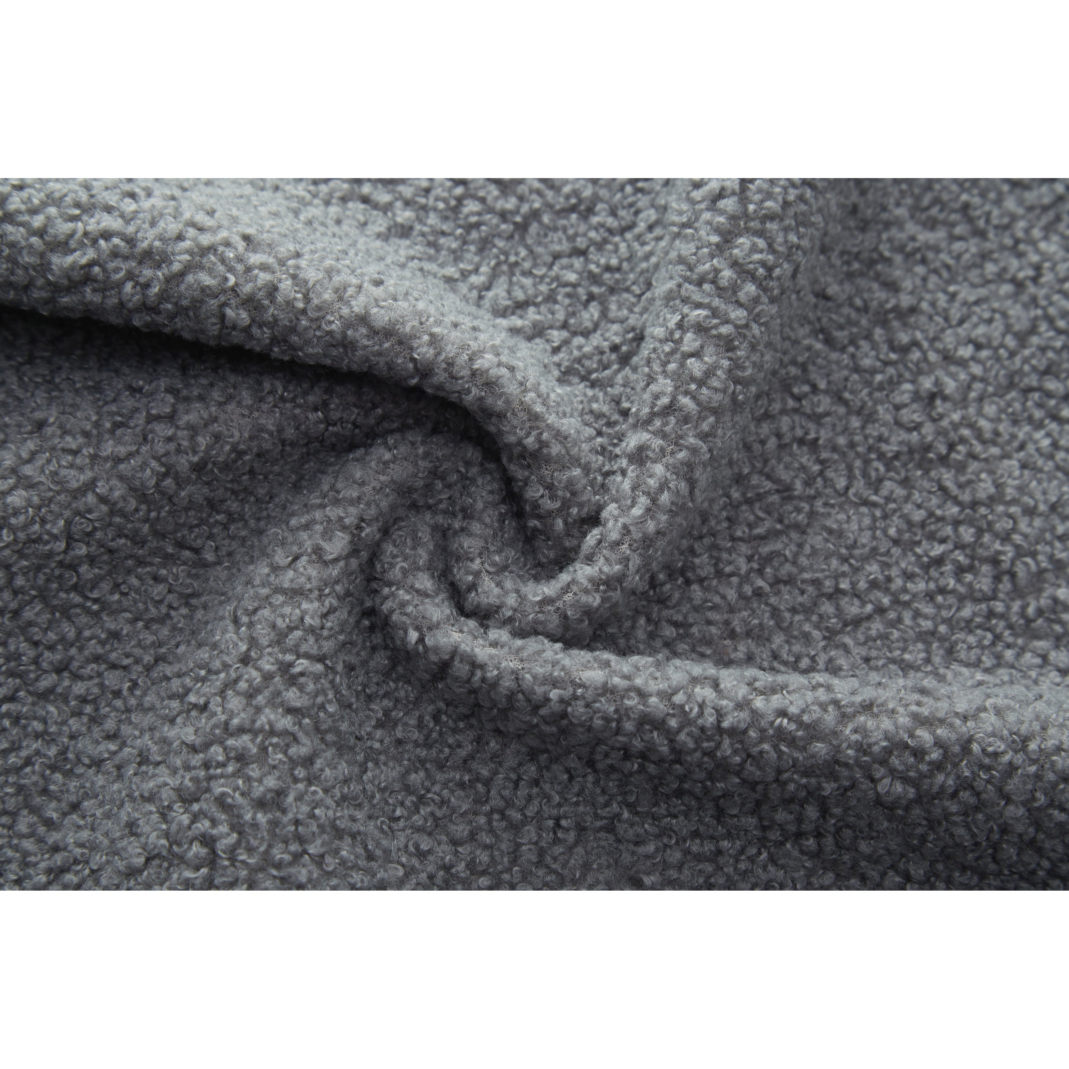 Canapé-lit convertible en tissu Teddy rempli de mousse