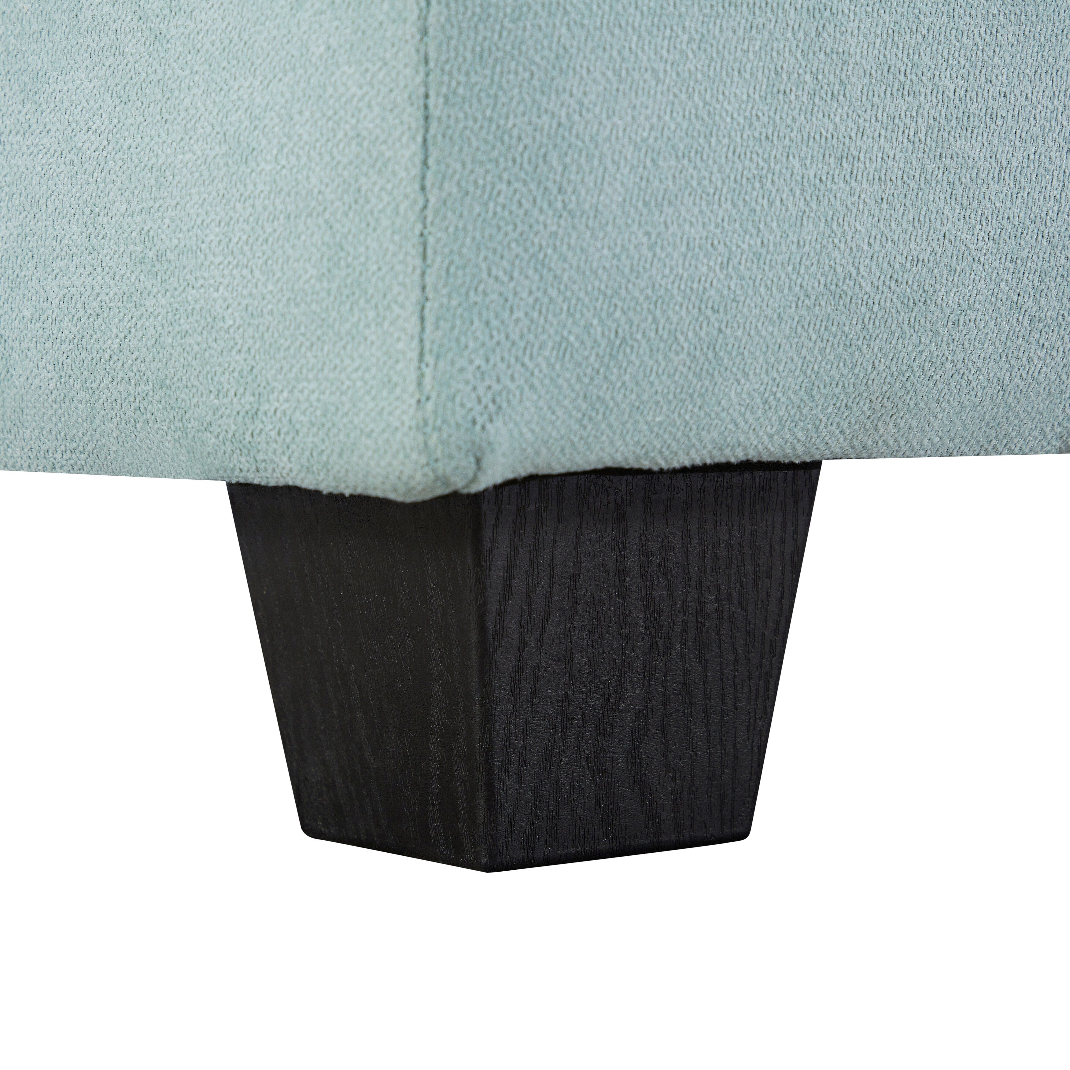 Canapé modulable en U convertible avec pouf de rangement et méridienne réversible pour salon