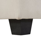 Canapé modulable en U convertible avec pouf de rangement et méridienne réversible pour salon