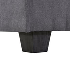 Canapé modulable en U convertible avec pouf de rangement et méridienne réversible pour salon