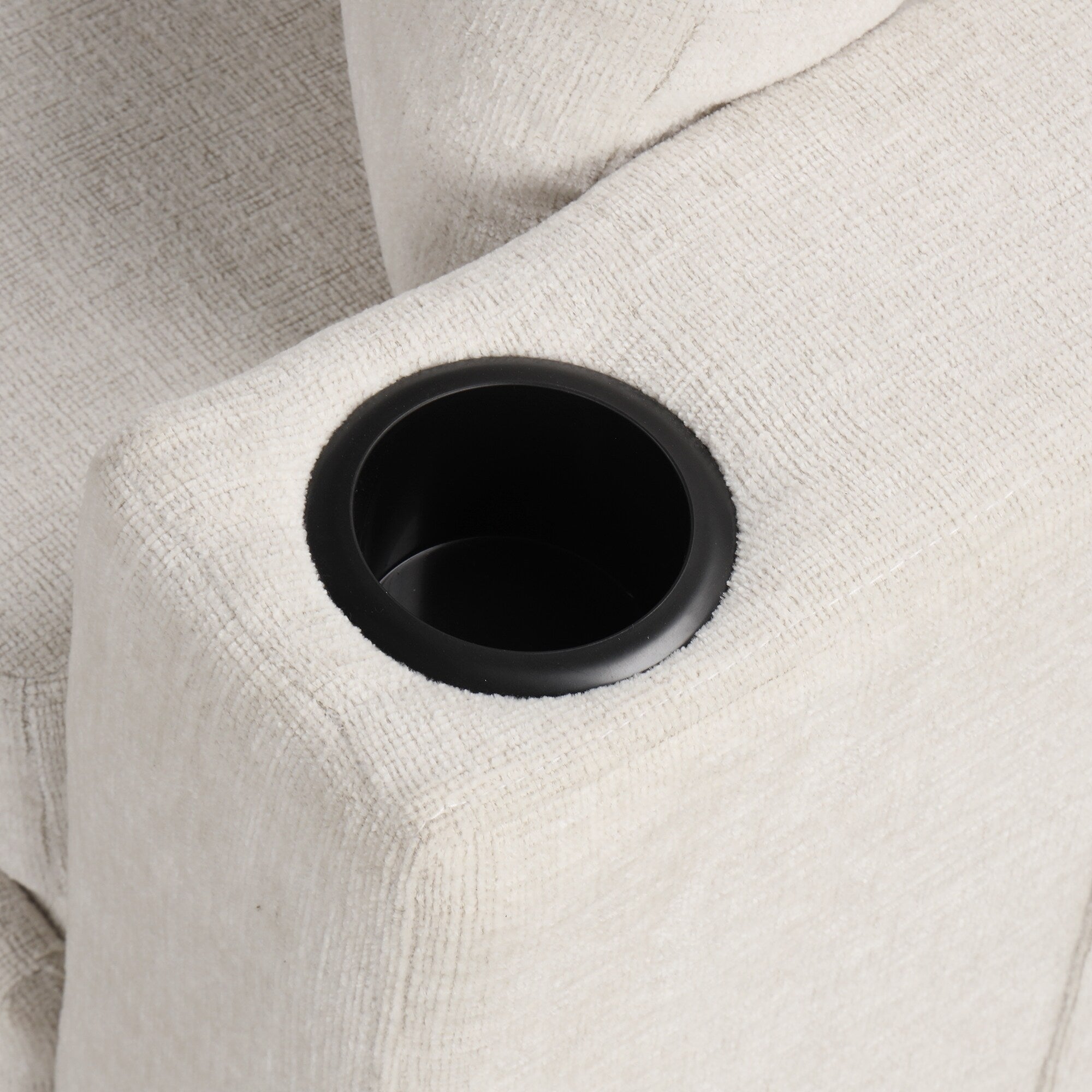 Canapé convertible en U avec lit gigogne, ports USB et porte-gobelets pour le salon