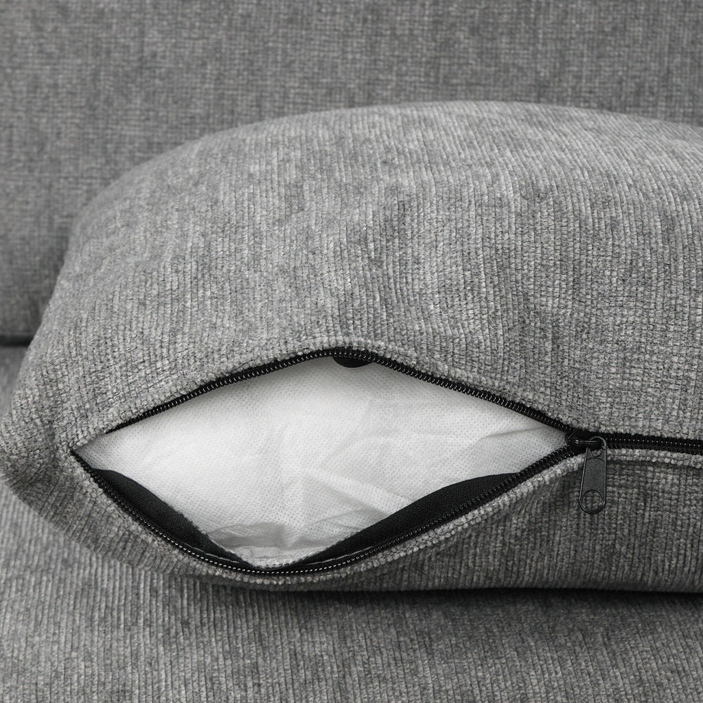 Canapé convertible en U avec lit gigogne, ports USB et porte-gobelets pour le salon