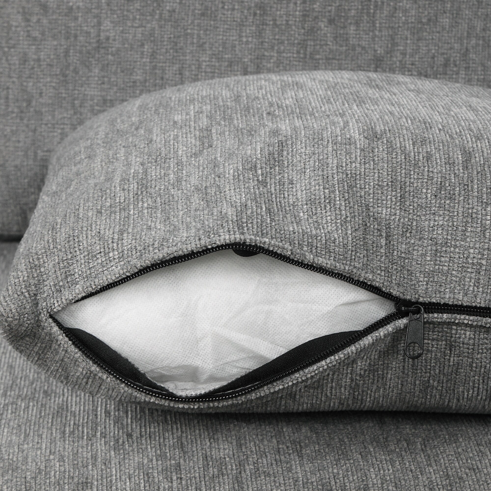 Canapé convertible en U avec lit gigogne, ports USB et porte-gobelets pour le salon