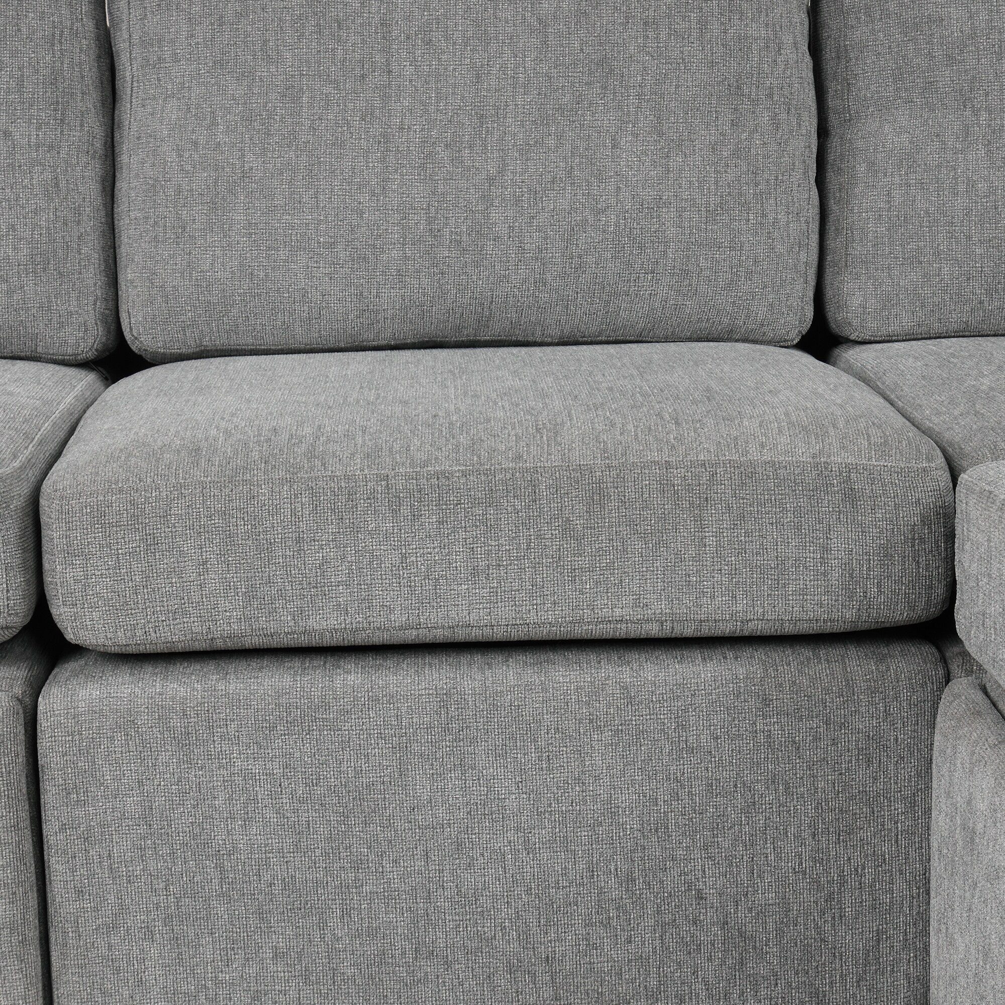 Canapé convertible en U avec lit gigogne, ports USB et porte-gobelets pour le salon