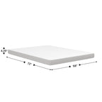 Matelas rafraîchissant en mousse à mémoire de forme dans une boîte pour canapé-lit ou dortoir