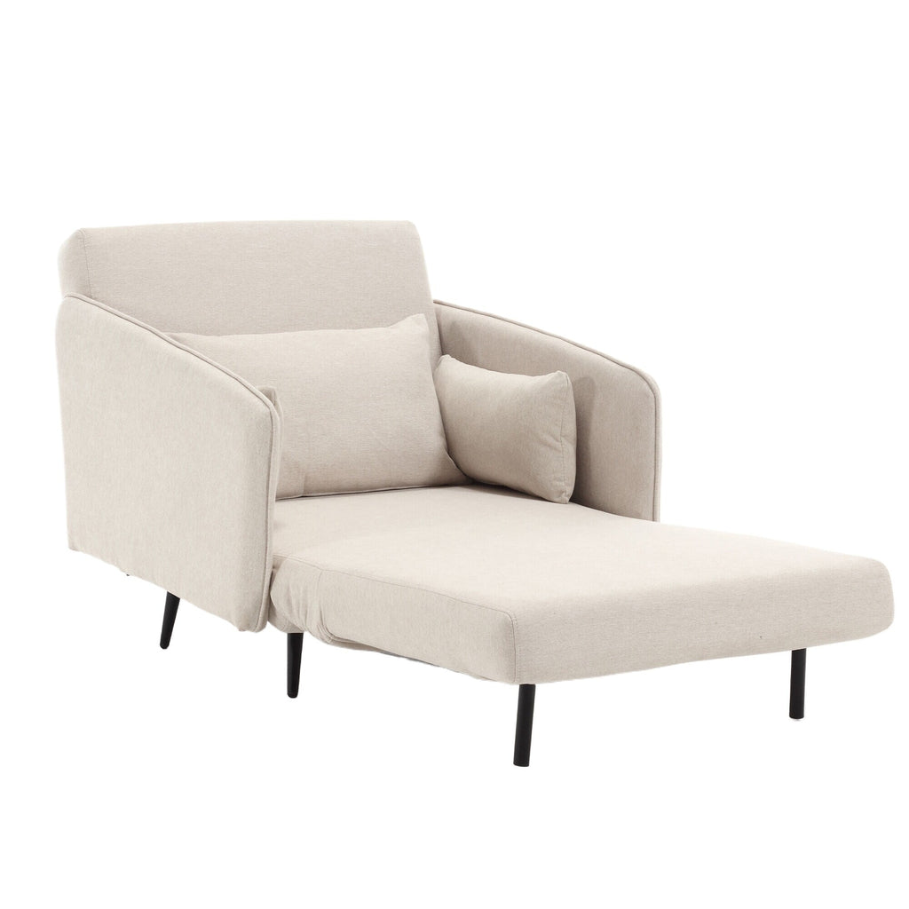 Coolmore Canapé multifonctionnel réglable, fauteuil convertible et lit d'appoint
