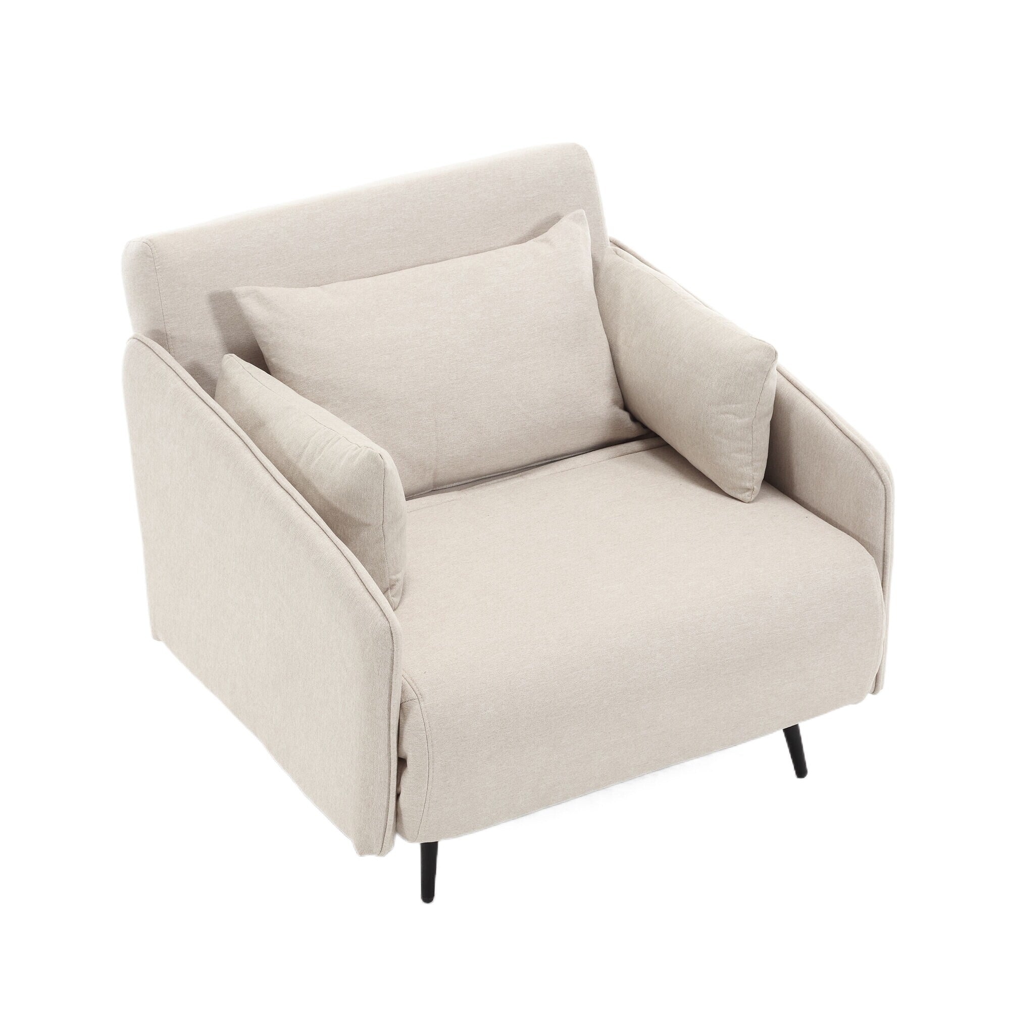 Coolmore Canapé multifonctionnel réglable, fauteuil convertible et lit d'appoint