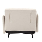 Coolmore Canapé multifonctionnel réglable, fauteuil convertible et lit d'appoint