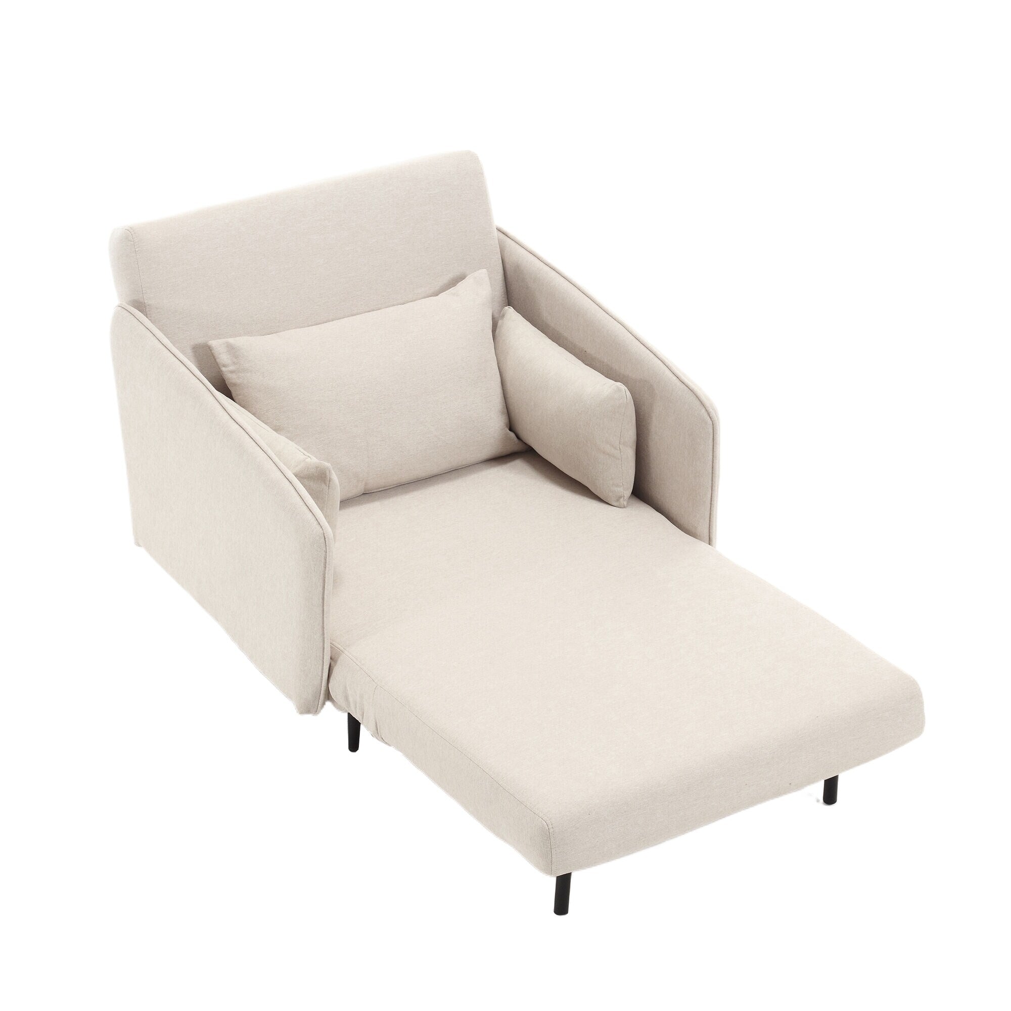 Coolmore Canapé multifonctionnel réglable, fauteuil convertible et lit d'appoint
